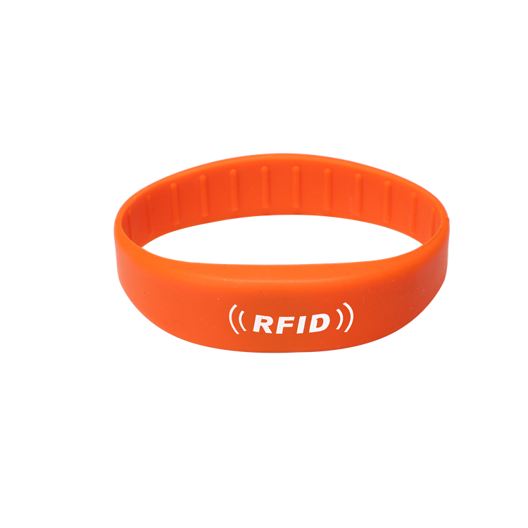RFID硅胶手腕带 中扁74mm
